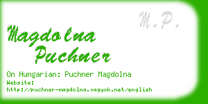 magdolna puchner business card
